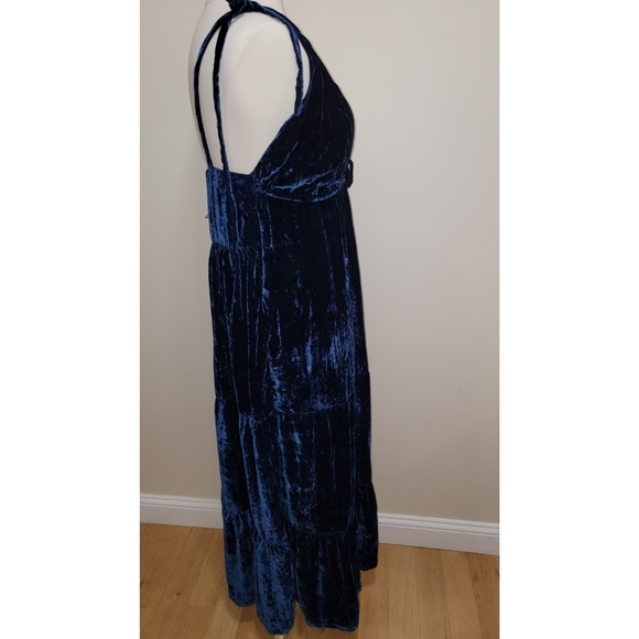 Free People × KETEVANA Emilio Velvet Maxi Dress Size / M - Picture 5 of 8